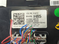 2022 Hyundai Kona Climate Control Module Temperature AC/Heater Replacement P/N:97250-J9DT0 Fits OEM Used Auto Parts - Oemusedautoparts1.com