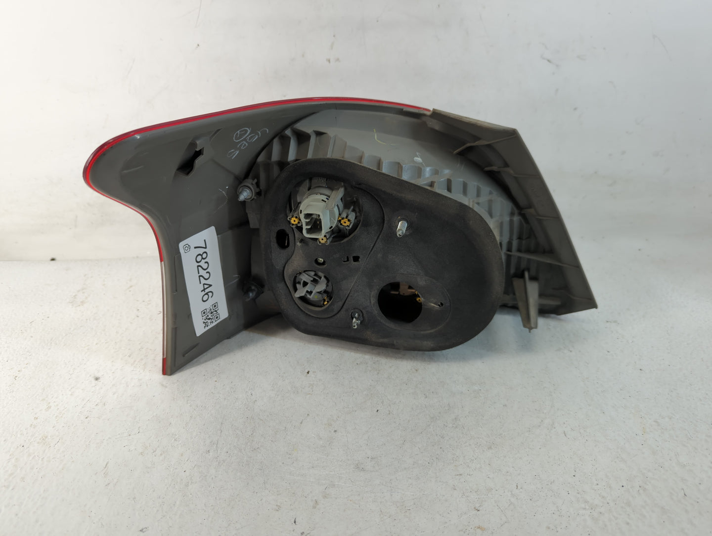 2007-2012 Toyota Yaris Tail Light Assembly Driver Left OEM Fits Fits 2007 2008 2009 2010 2011 2012 OEM Used Auto Parts - Oemusedautoparts1.com
