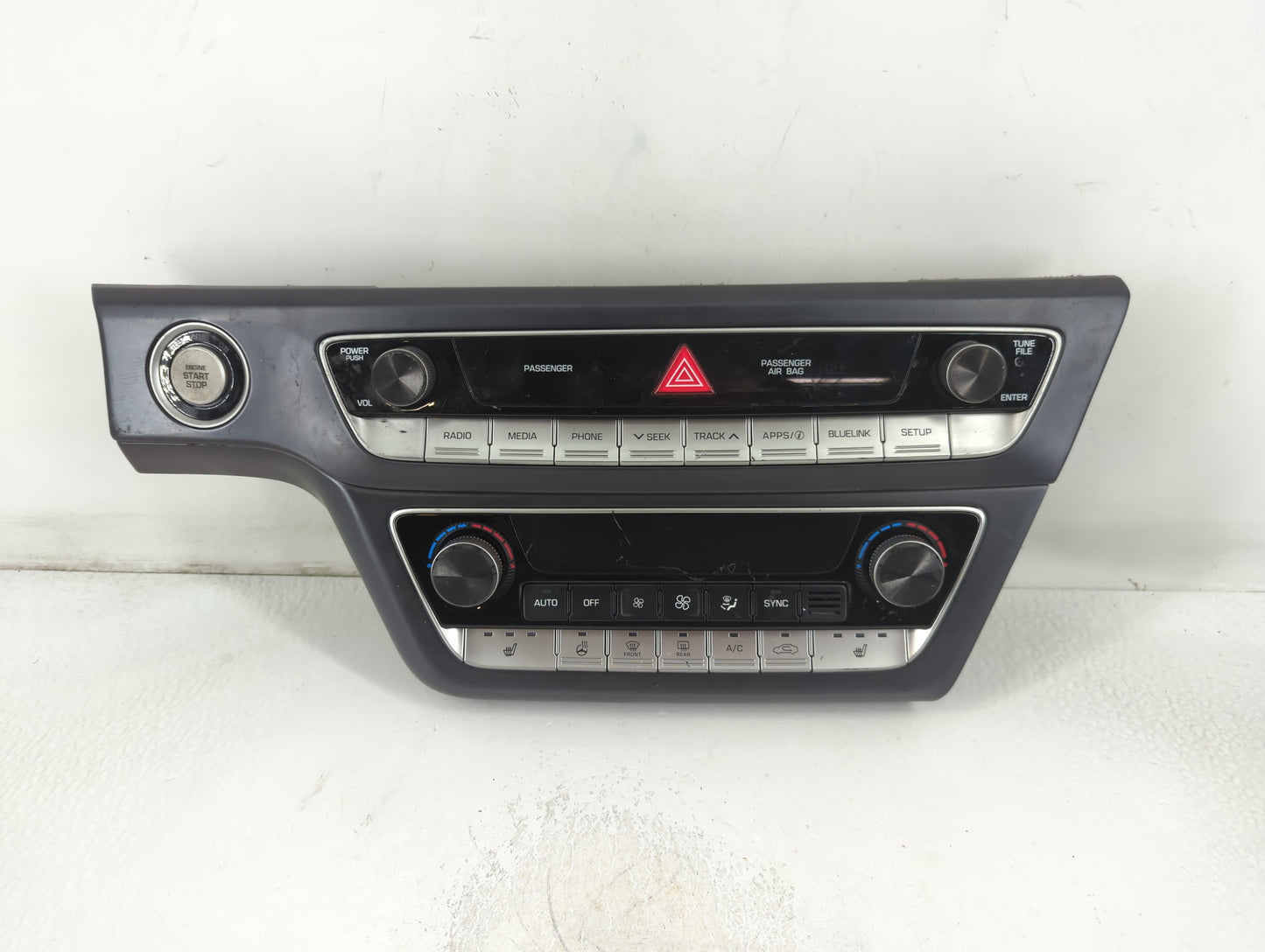 2018-2019 Hyundai Sonata Climate Control Module Temperature AC/Heater Replacement P/N:94510-C2AA0 Fits Fits 2018 2019 OEM Used Auto Parts - Oemusedautoparts1.com