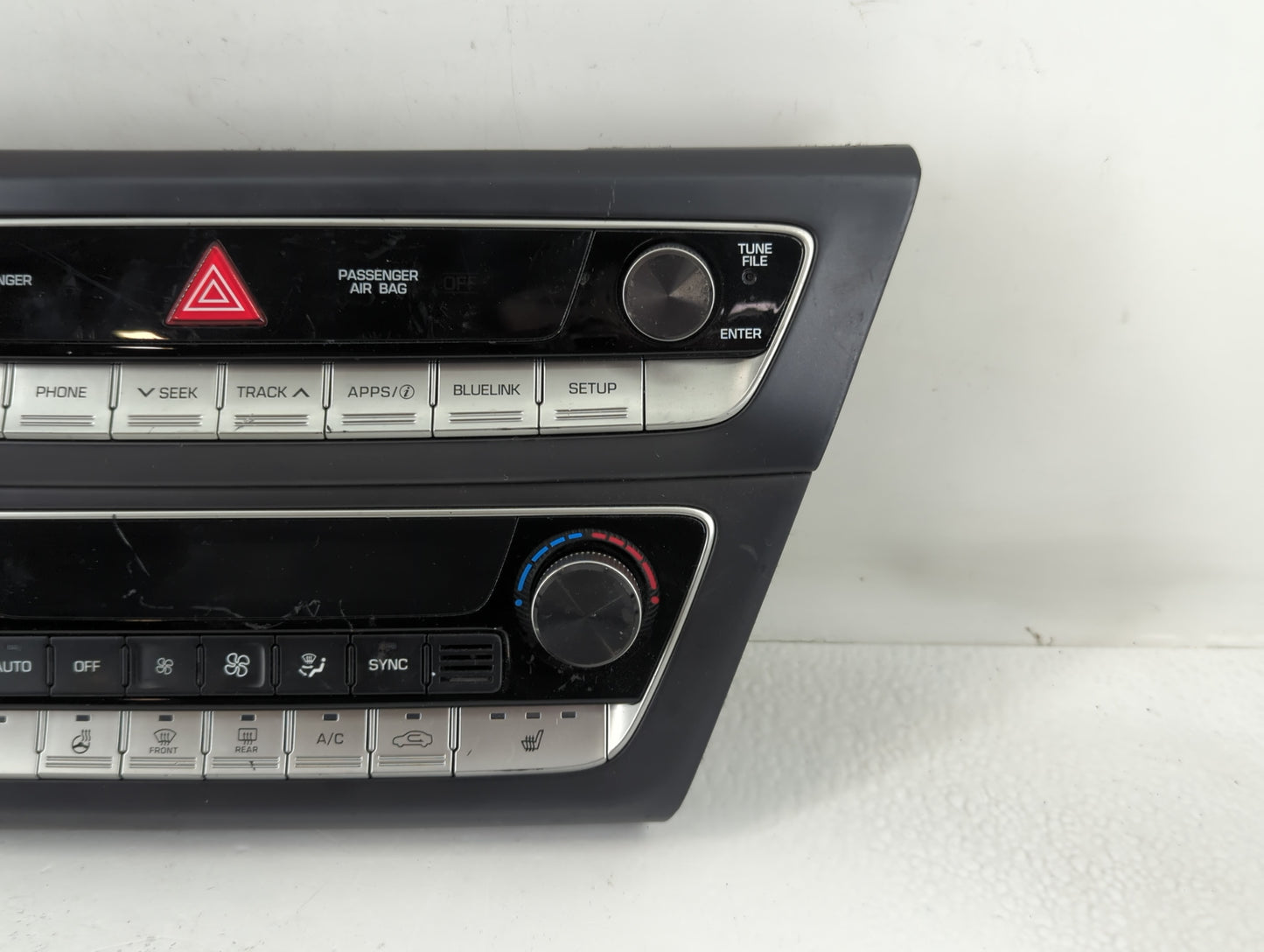 2018-2019 Hyundai Sonata Climate Control Module Temperature AC/Heater Replacement P/N:94510-C2AA0 Fits Fits 2018 2019 OEM Used Auto Parts - Oemusedautoparts1.com