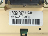 1999-2002 Chevrolet Silverado 1500 Climate Control Module Temperature AC/Heater Replacement P/N:150546971026 Fits OEM Used Auto Parts - Oemusedautoparts1.com