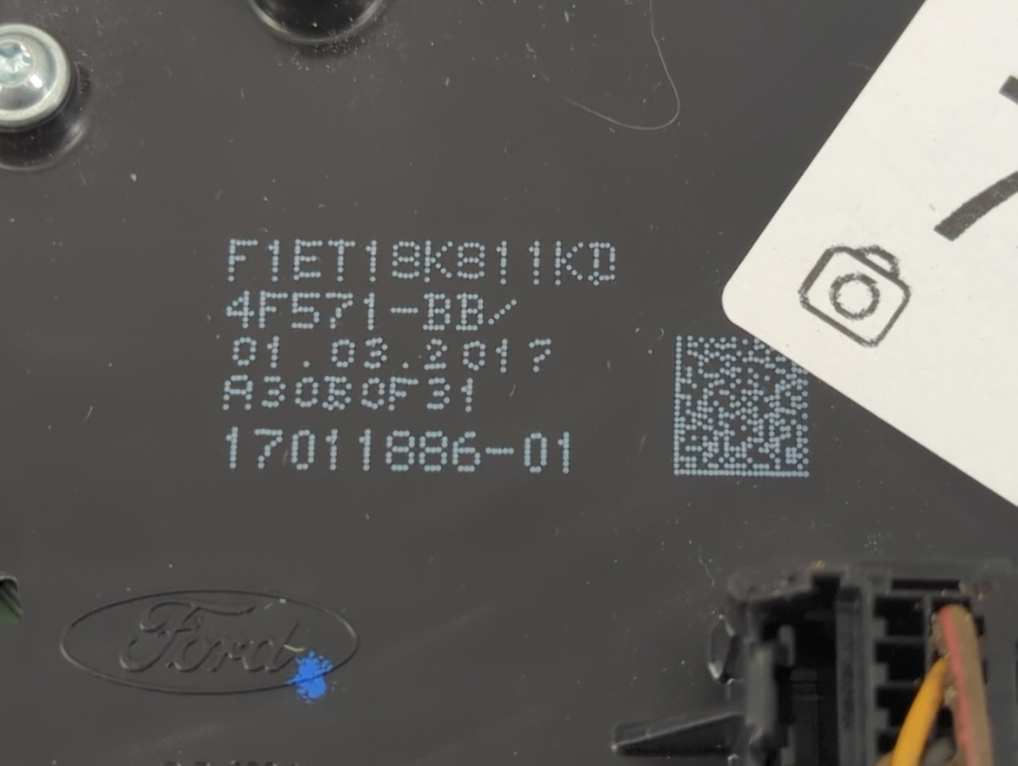 2017-2019 Ford Escape Radio Control Panel - Oemusedautoparts1.com
