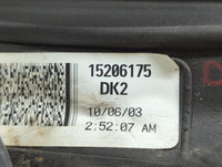 2002-2004 Chevrolet Trailblazer Sun Visor Shade Replacement Driver Left Mirror Fits Fits 2002 2003 2004 OEM Used Auto Parts - Oemusedautoparts1.com