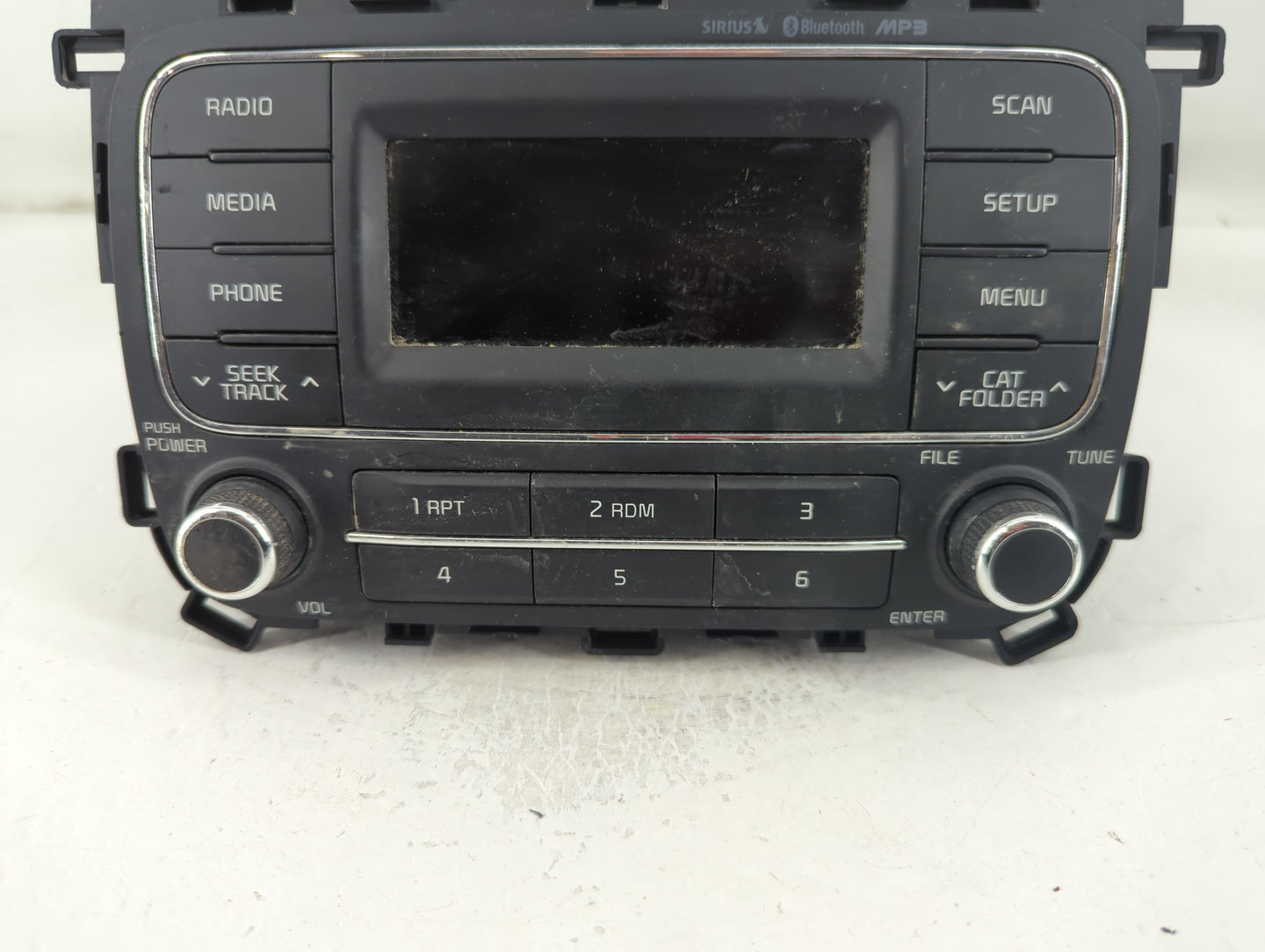 2014-2016 Kia Forte Radio AM FM Cd Player Receiver Replacement P/N:96170-A7150WK Fits Fits 2014 2015 2016 OEM Used Auto Parts - Oemusedautoparts1.com