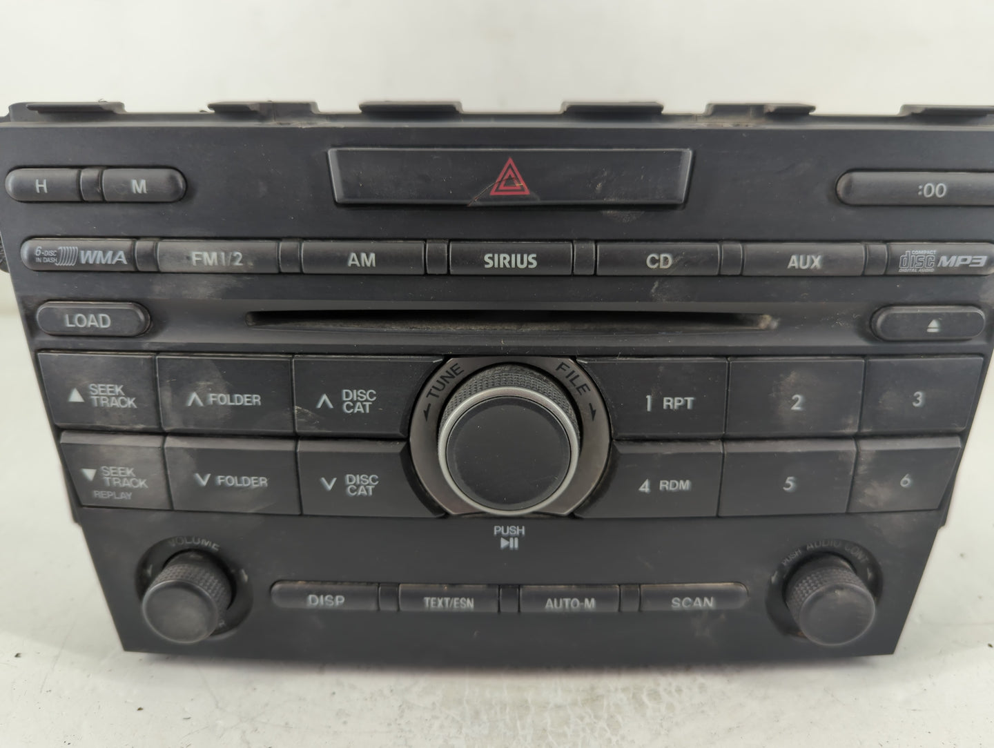 2010 Mazda Cx-7 Radio AM FM Cd Player Receiver Replacement P/N:EH4566ARXA Fits OEM Used Auto Parts - Oemusedautoparts1.com
