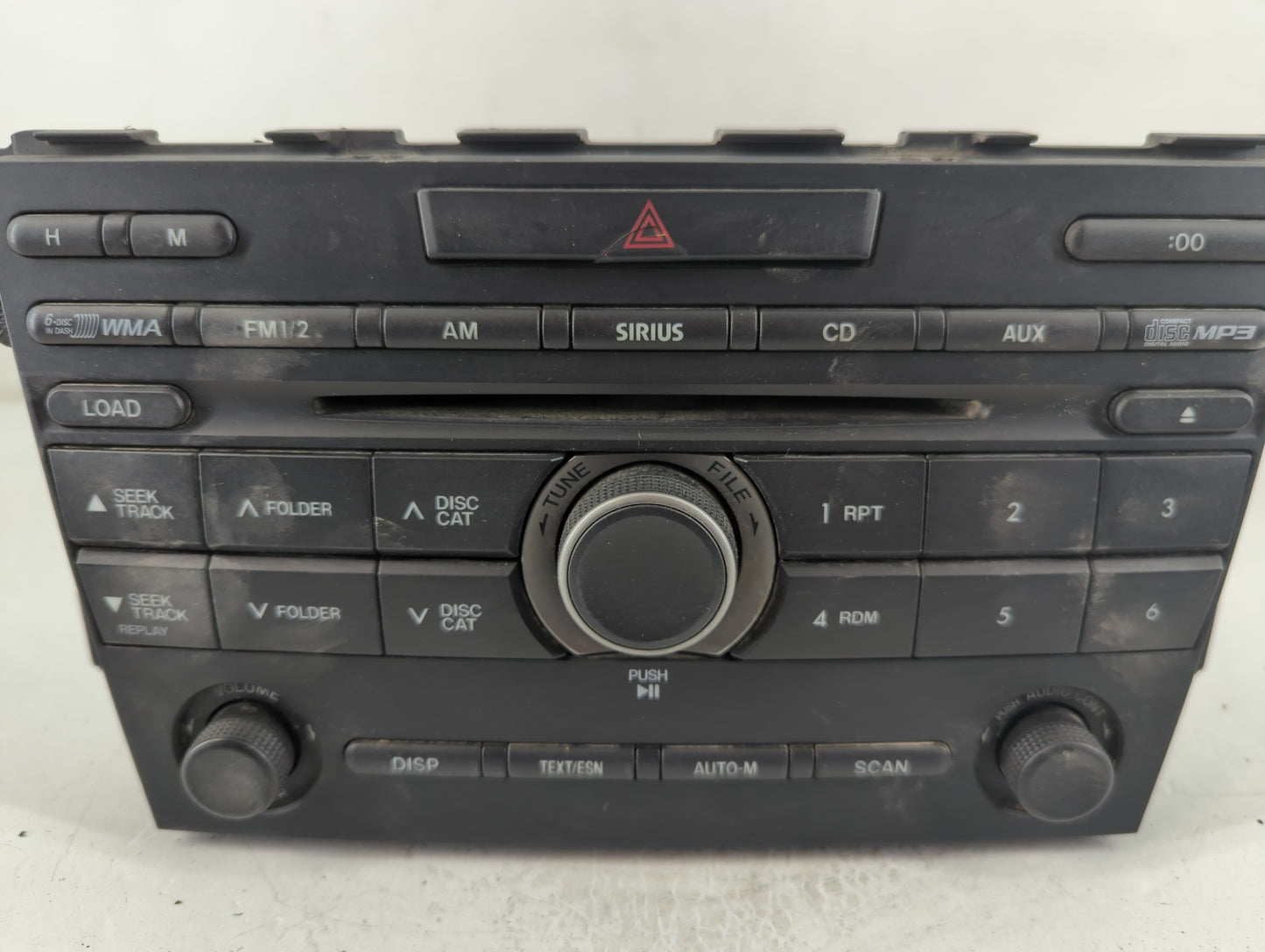 2010 Mazda Cx-7 Radio AM FM Cd Player Receiver Replacement P/N:EH4566ARXA Fits OEM Used Auto Parts - Oemusedautoparts1.com