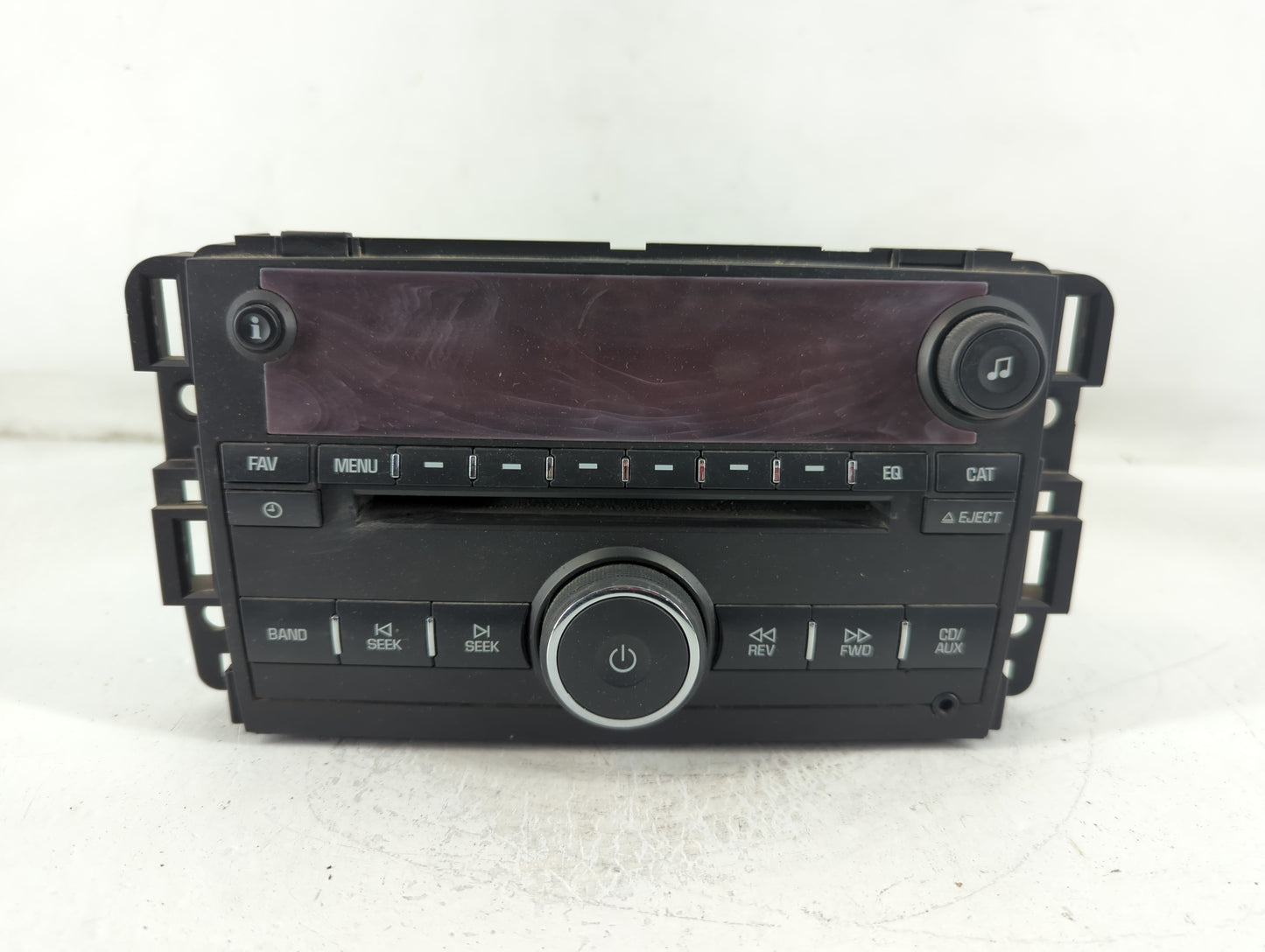2007 Saturn Outlook Radio AM FM Cd Player Receiver Replacement P/N:M43493331A Fits OEM Used Auto Parts - Oemusedautoparts1.com