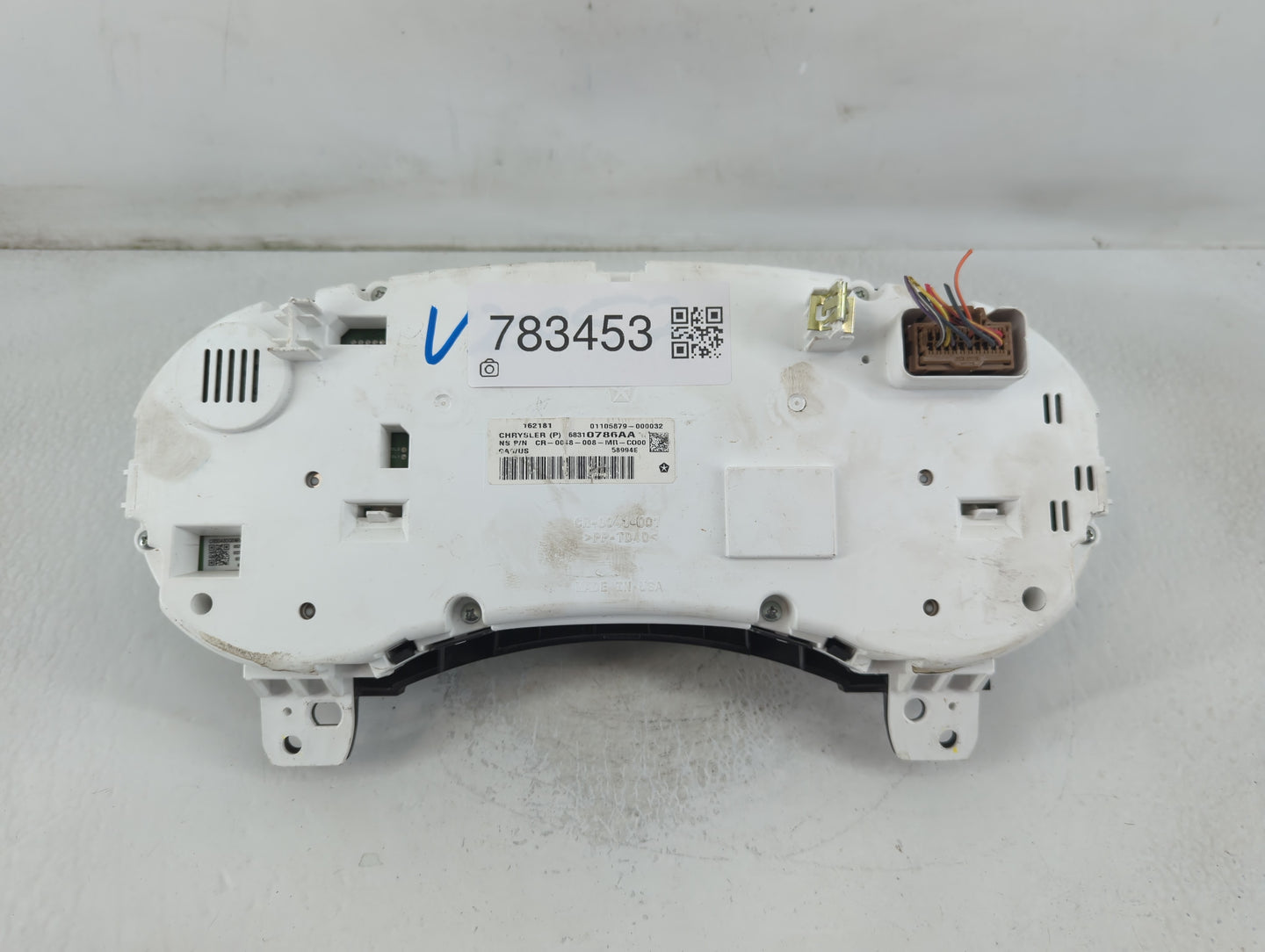 2018 Dodge Journey Instrument Cluster Speedometer Gauges P/N:68310786AA Fits OEM Used Auto Parts - Oemusedautoparts1.com