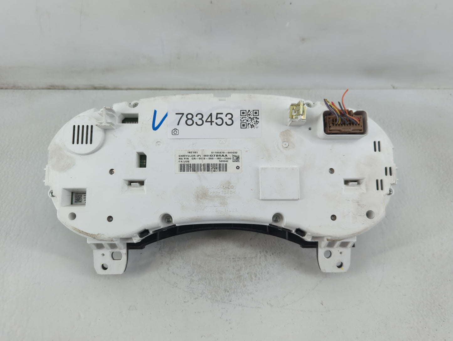 2018 Dodge Journey Instrument Cluster Speedometer Gauges P/N:68310786AA Fits OEM Used Auto Parts - Oemusedautoparts1.com