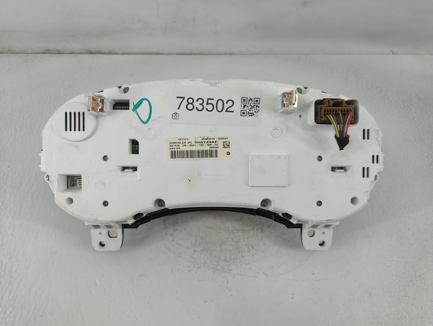 2011 Dodge Journey Instrument Cluster Speedometer Gauges P/N:56046749AF Fits OEM Used Auto Parts - Oemusedautoparts1.com