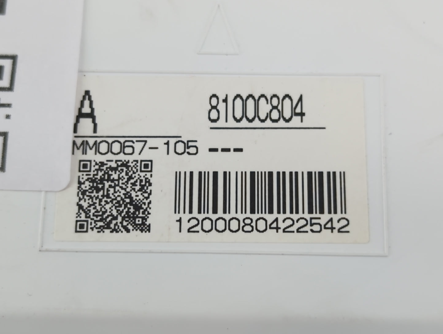 2020 Mitsubishi Outlander Sport Instrument Cluster Speedometer Gauges P/N:8100C804 Fits OEM Used Auto Parts - Oemusedautoparts1.com