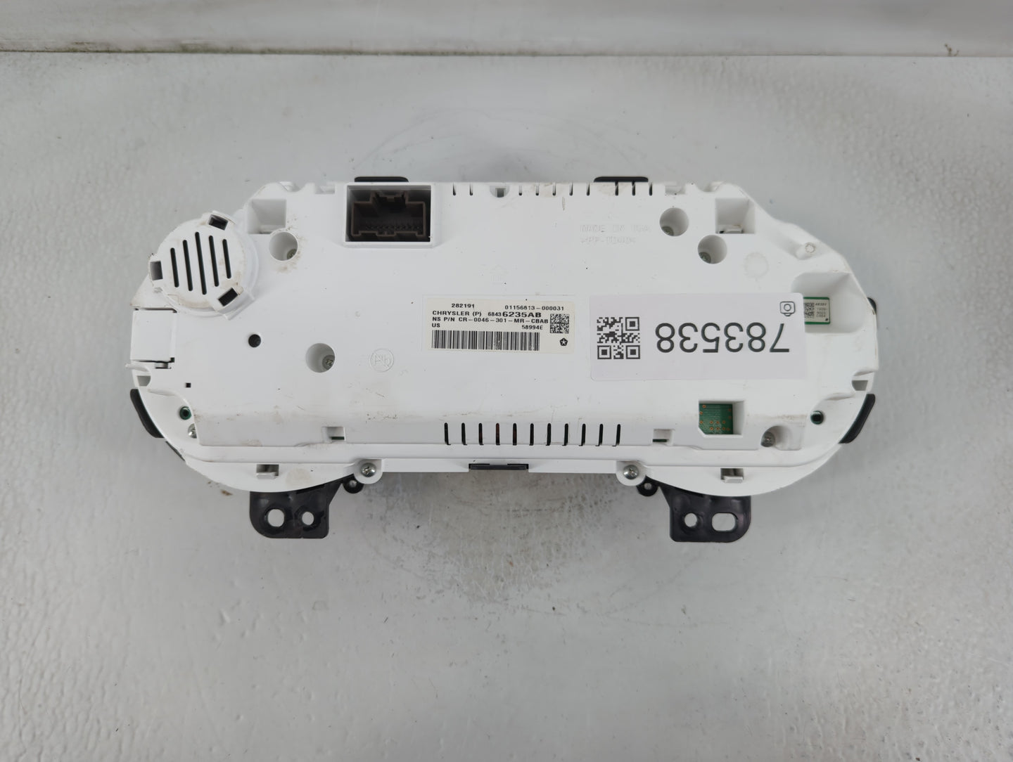 2020 Chrysler Pacifica Instrument Cluster Speedometer Gauges P/N:68436235AB Fits OEM Used Auto Parts - Oemusedautoparts1.com