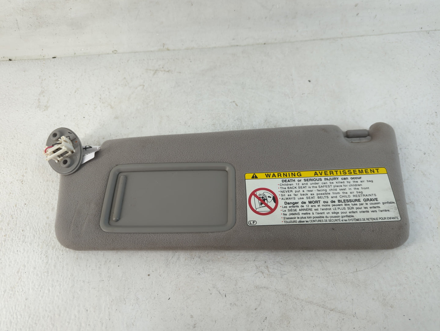 2001-2006 Lexus Gs300 Sun Visor Shade Replacement Driver Left Mirror Fits Fits 2001 2002 2003 2004 2005 2006 OEM Used Auto Parts - Oemusedautoparts1.com