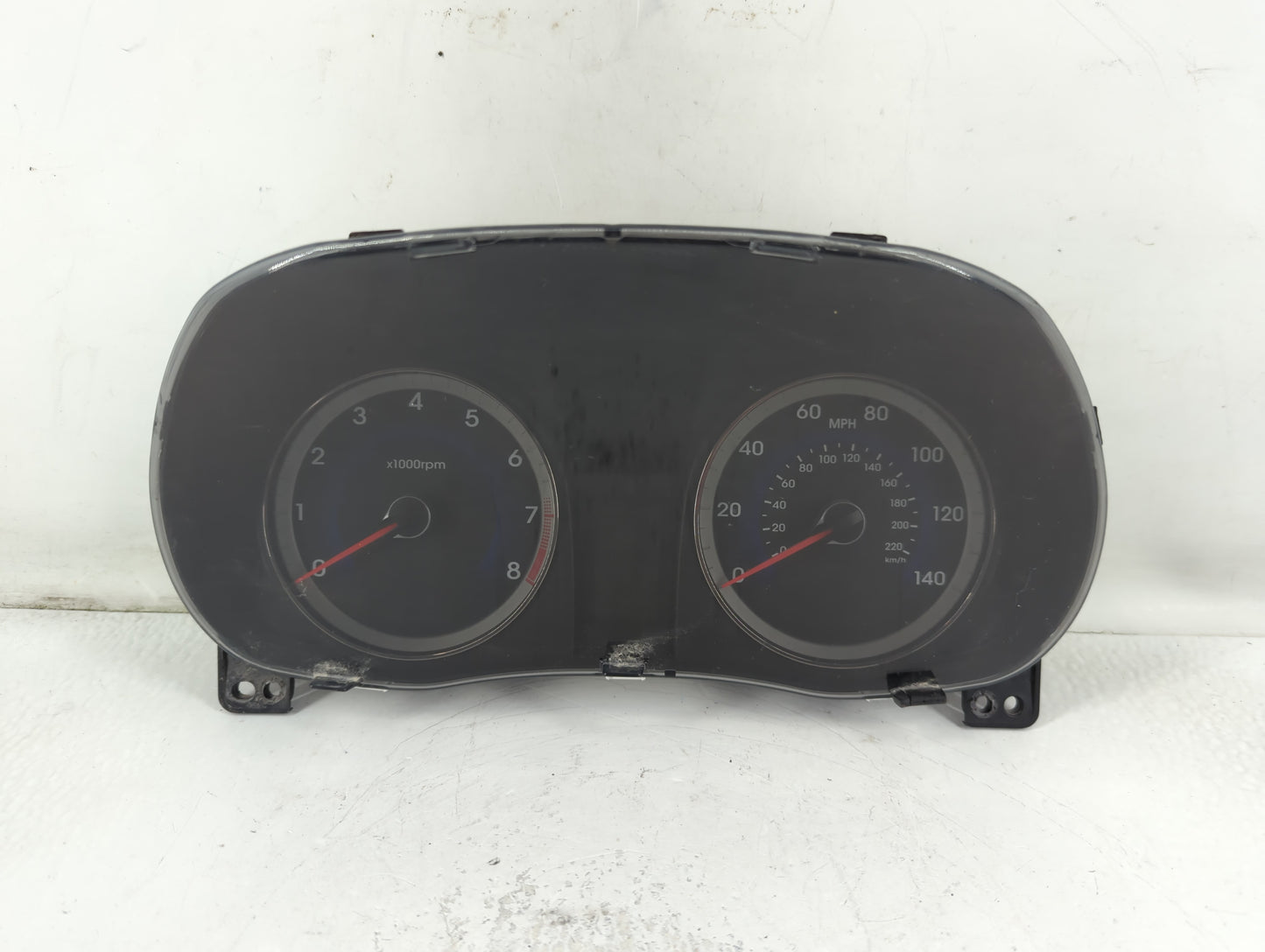 2015-2017 Hyundai Accent Instrument Cluster Speedometer Gauges P/N:94021-1R510 Fits Fits 2015 2016 2017 OEM Used Auto Parts - Oemusedautoparts1.com