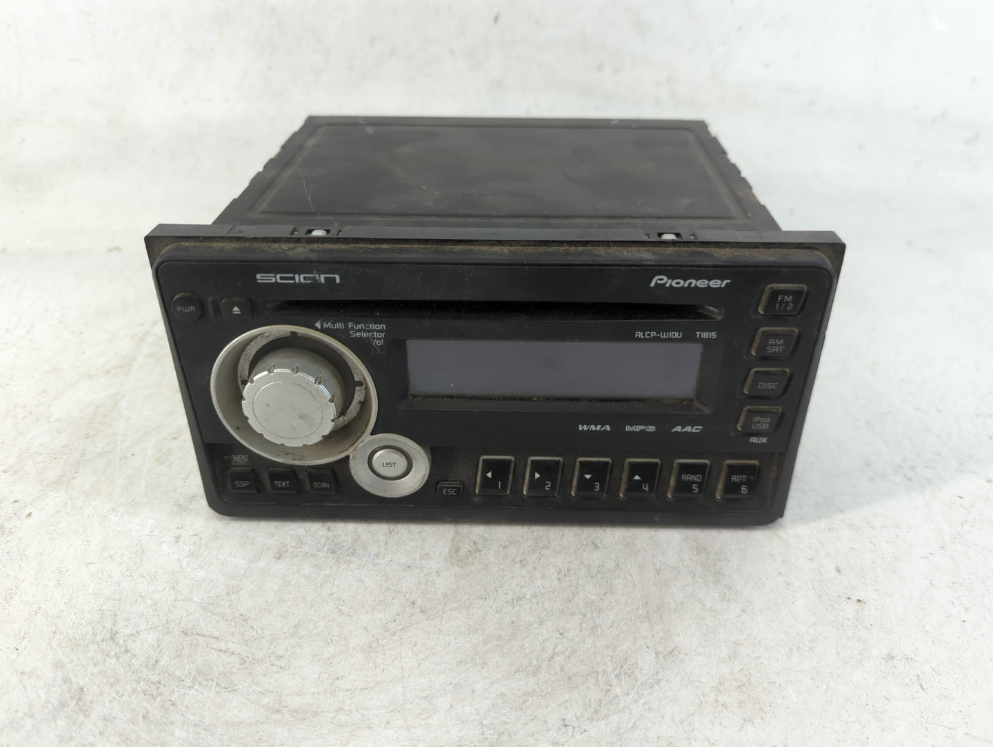 2011-2012 Scion Tc Radio AM FM Cd Player Receiver Replacement P/N:PT546-00111 Fits Fits 2008 2009 2010 2011 2012 2013 2014 OEM Used Auto Parts - Oemusedautoparts1.com