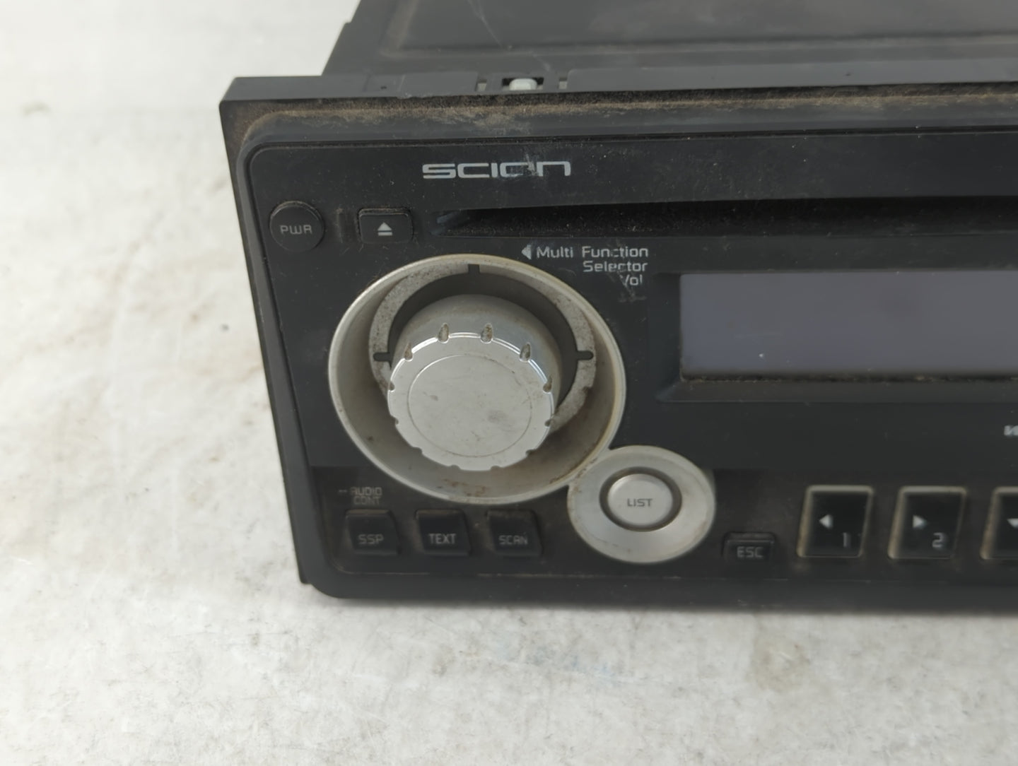 2011-2012 Scion Tc Radio AM FM Cd Player Receiver Replacement P/N:PT546-00111 Fits Fits 2008 2009 2010 2011 2012 2013 2014 OEM Used Auto Parts - Oemusedautoparts1.com