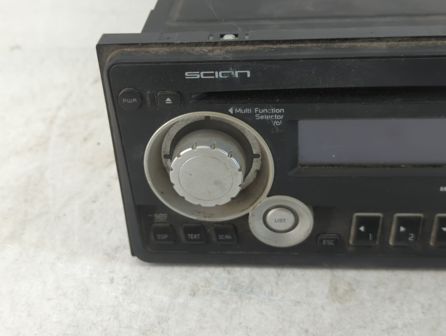 2011-2012 Scion Tc Radio AM FM Cd Player Receiver Replacement P/N:PT546-00111 Fits Fits 2008 2009 2010 2011 2012 2013 2014 OEM Used Auto Parts - Oemusedautoparts1.com