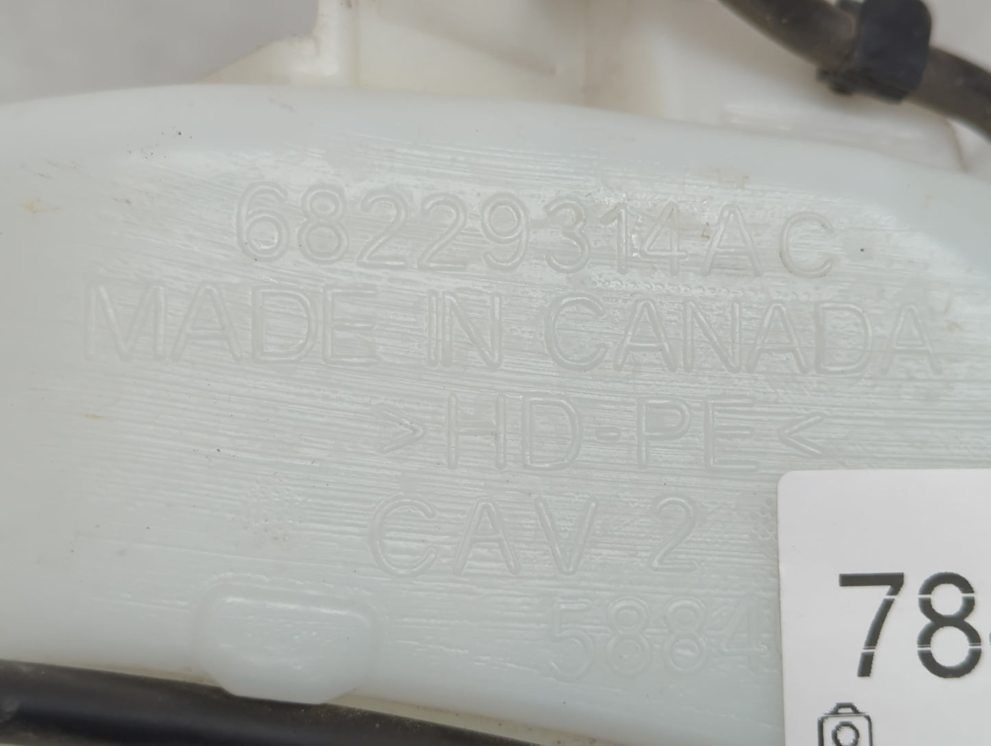 2017-2021 Chrysler Pacifica Windshield Washer Fluid Reservoir Bottle Oem - Oemusedautoparts1.com
