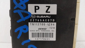 2013-2014 Subaru Legacy PCM Engine Control Computer ECU ECM PCU OEM P/N:22765AE07D Fits Fits 2013 2014 OEM Used Auto Parts - Oemusedautoparts1.com 