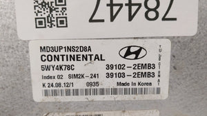 2011-2013 Hyundai Elantra PCM Engine Control Computer ECU ECM PCU OEM P/N:39102-2EMP2 39102-2EMP3 Fits Fits 2011 2012 2013 OEM Used Auto Parts - Oemusedautoparts1.com 