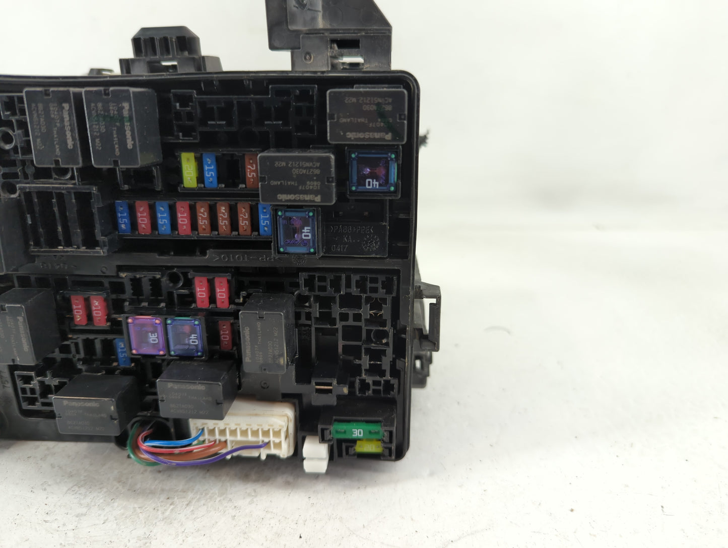 2021 Mitsubishi Mirage Fusebox Fuse Box Panel Relay Module P/N:5547 PP-TD10 Fits OEM Used Auto Parts - Oemusedautoparts1.com
