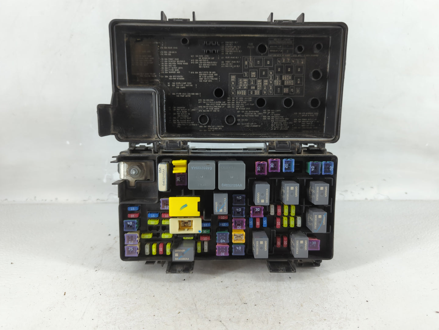 2015-2020 Dodge Grand Caravan Fusebox Fuse Box Relay Module Tipm - Oemusedautoparts1.com