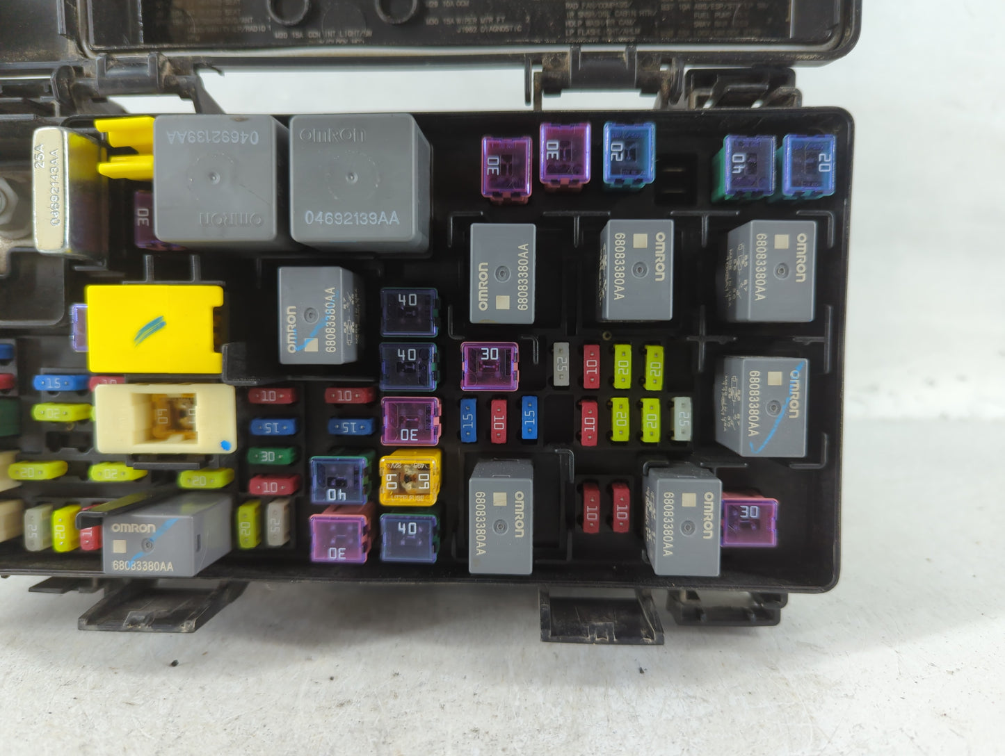 2015-2020 Dodge Grand Caravan Fusebox Fuse Box Relay Module Tipm - Oemusedautoparts1.com