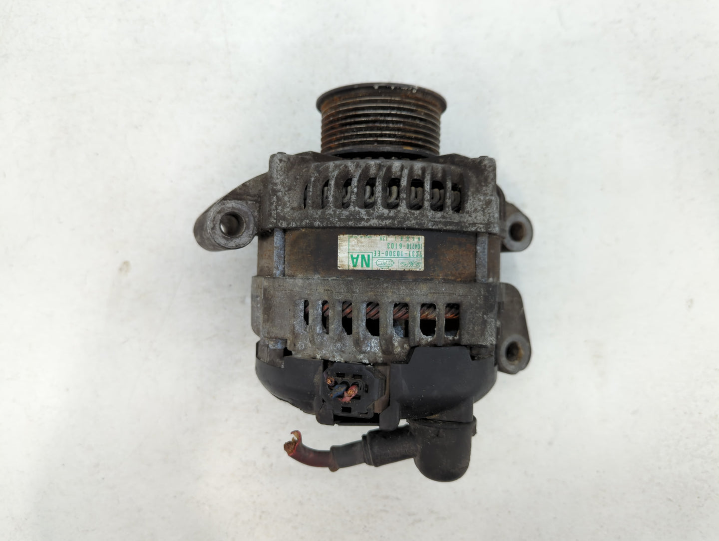 2009-2010 Ford F-350 Super Duty Alternator Replacement Generator Charging Assembly Engine OEM P/N:104210-6103 7C3T-10300-EE Fits OEM Used Auto Parts - Oemusedautoparts1.com
