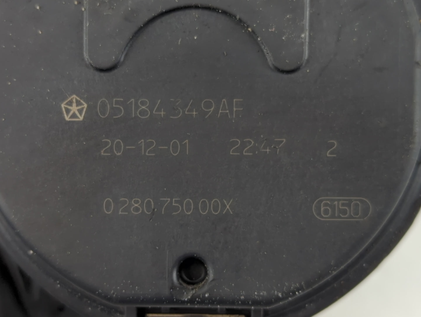 2011-2022 Dodge Charger Throttle Body P/N:0 280 750 00X 05184349AF Fits OEM Used Auto Parts - Oemusedautoparts1.com