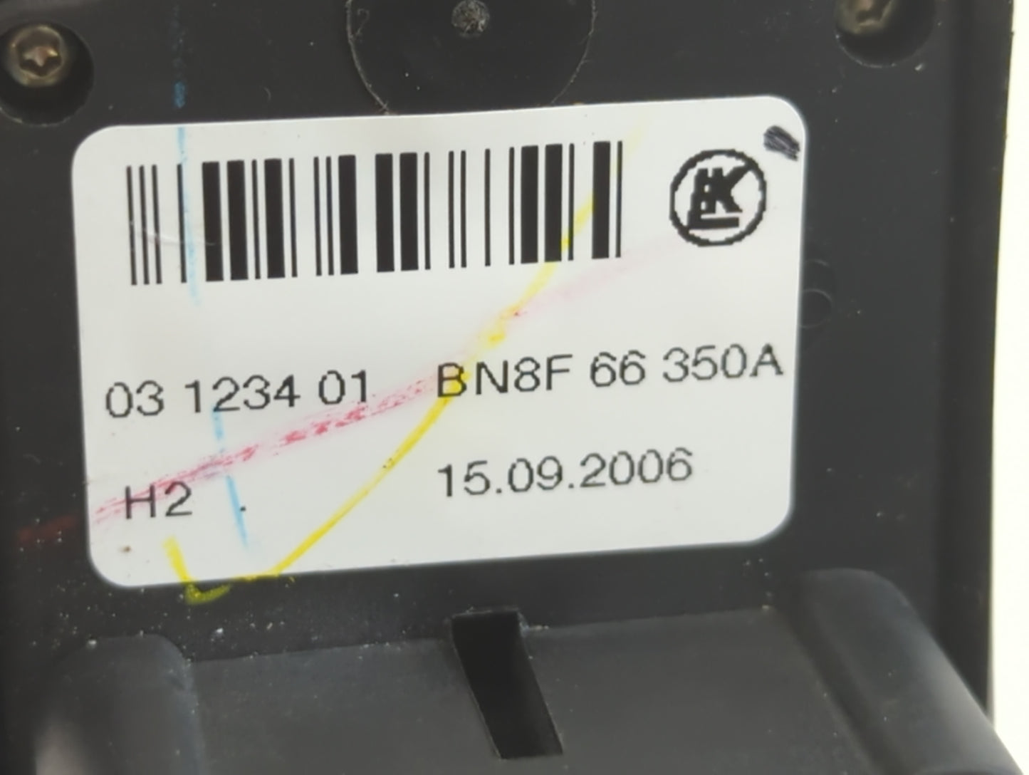 2007 Audi A3 Master Power Window Switch Replacement Driver Side Left P/N:BN8F 66 350A 03 1234 01 Fits OEM Used Auto Parts - Oemusedautoparts1.com