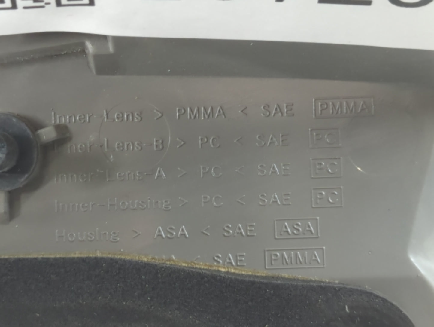 2006-2008 Lexus Is250 Tail Light Assembly Passenger Right OEM Fits Fits 2006 2007 2008 OEM Used Auto Parts - Oemusedautoparts1.com