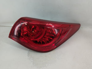 2014-2015 Infiniti Q50 Tail Light Assembly Passenger Right OEM P/N:W0697 Fits Fits 2014 2015 OEM Used Auto Parts