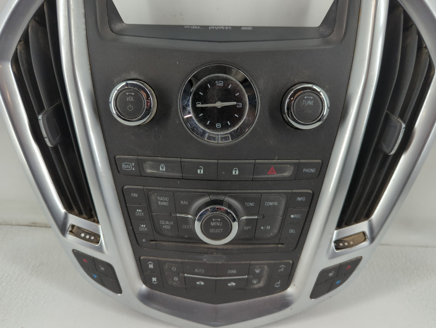 2010 Cadillac Srx Radio AM FM Cd Player Receiver Replacement P/N:20848220 Fits OEM Used Auto Parts - Oemusedautoparts1.com
