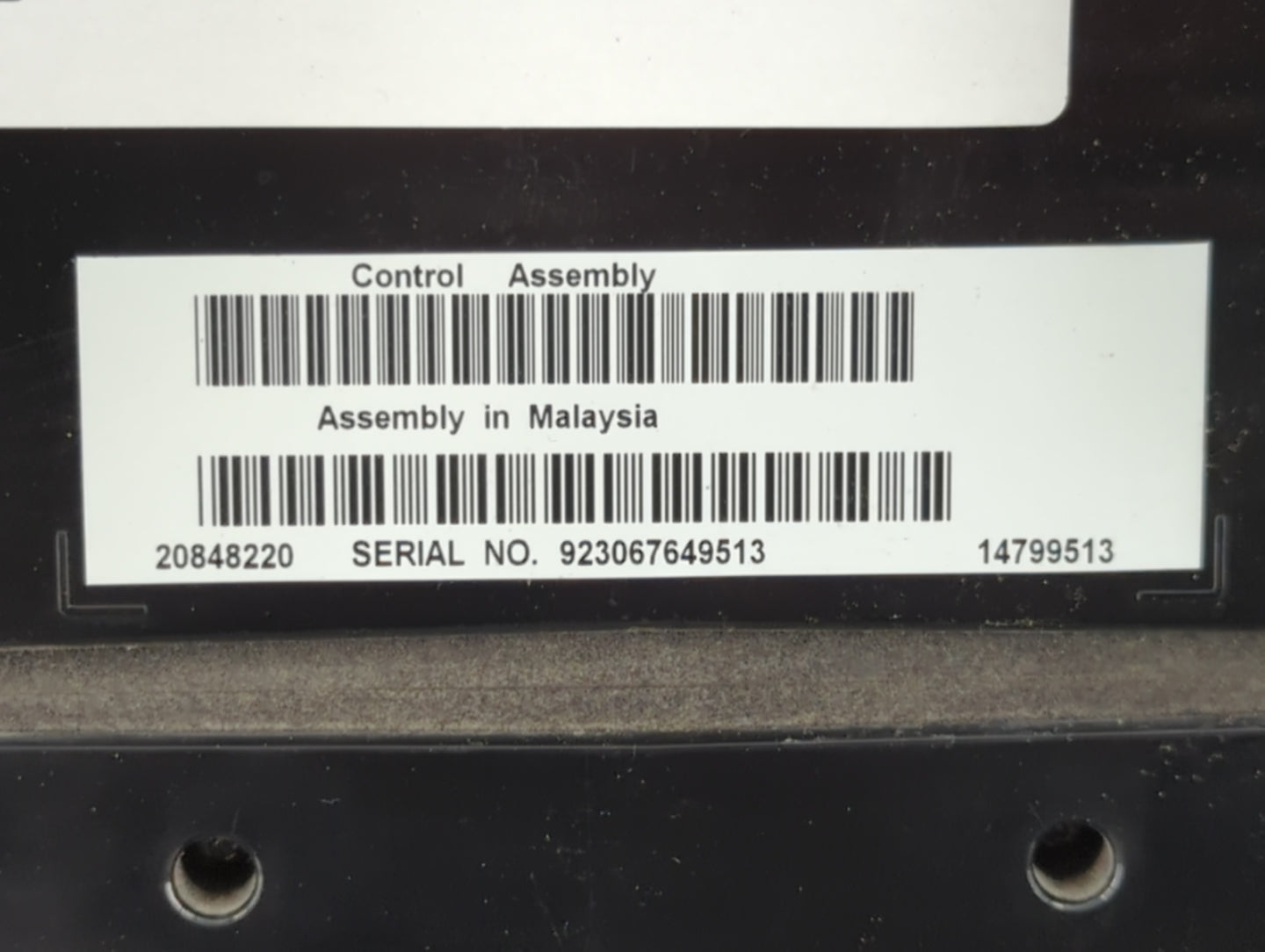 2010 Cadillac Srx Radio AM FM Cd Player Receiver Replacement P/N:20848220 Fits OEM Used Auto Parts - Oemusedautoparts1.com