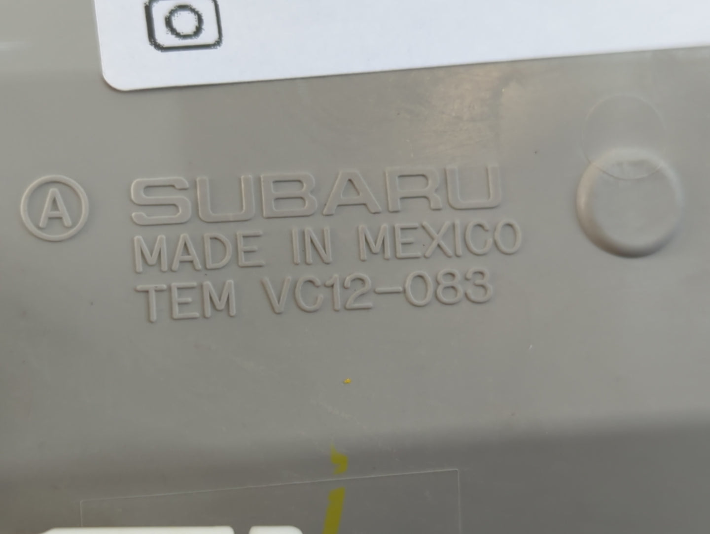 2011 Subaru Outback Overhead Roof Console - Oemusedautoparts1.com