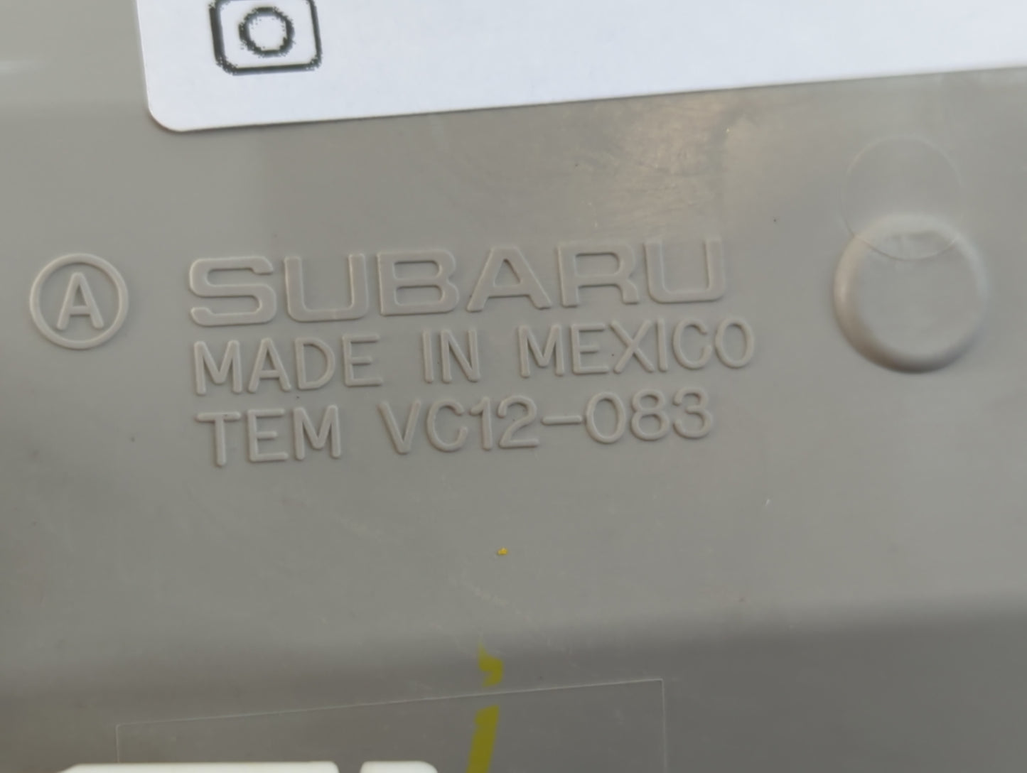 2011 Subaru Outback Overhead Roof Console - Oemusedautoparts1.com