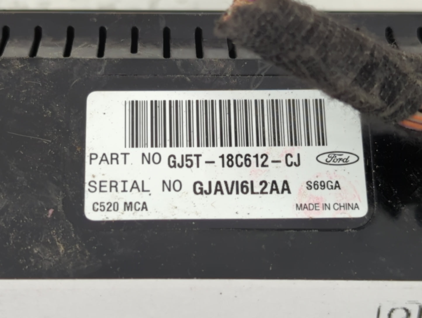 2017-2019 Ford Escape Climate Control Module Temperature AC/Heater Replacement P/N:GJ5T-18C612-CJ Fits Fits 2017 2018 2019 OEM Used Auto Parts - Oemusedautoparts1.com