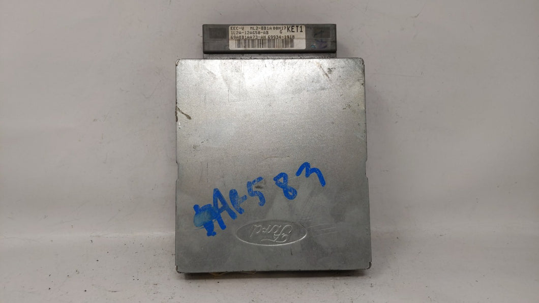 2001 Ford Explorer PCM Engine Control Computer ECU ECM PCU OEM P/N:1L2A-12A650-AB Fits OEM Used Auto Parts - Oemusedautoparts1.com 