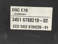 2007-2013 Bmw X5 ABS Pump Control Module Replacement P/N:3451 6788219-02 Fits Fits 2007 2008 2009 2010 2011 2012 2013 2014 OEM Used Auto Parts - Oemusedautoparts1.com