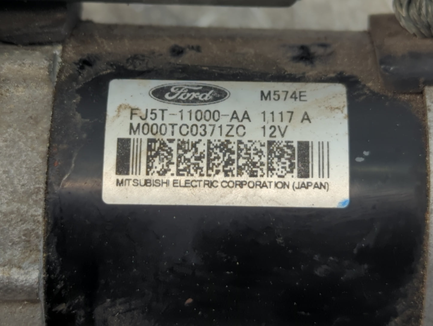 2014-2018 Ford Edge Car Starter Motor Solenoid OEM P/N:M000TC0371ZC FJ5T-11000-AA Fits OEM Used Auto Parts - Oemusedautoparts1.com