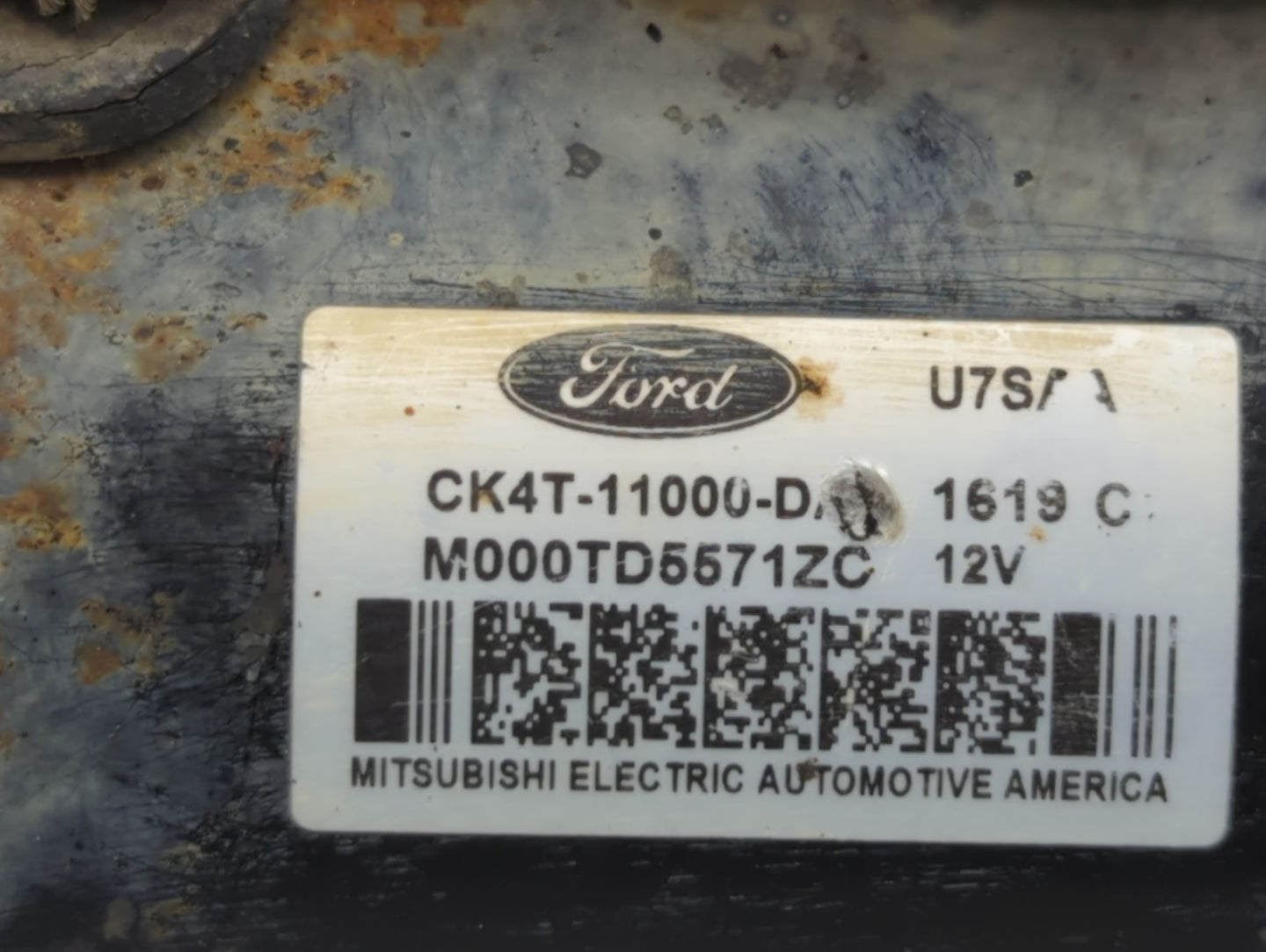 2015-2020 Ford Transit-250 Car Starter Motor Solenoid OEM P/N:M000TD5571ZC CK4T-11000-DA Fits Fits 2015 2016 2017 2018 2019 2020 OEM Used Auto Parts - Oemusedautoparts1.com