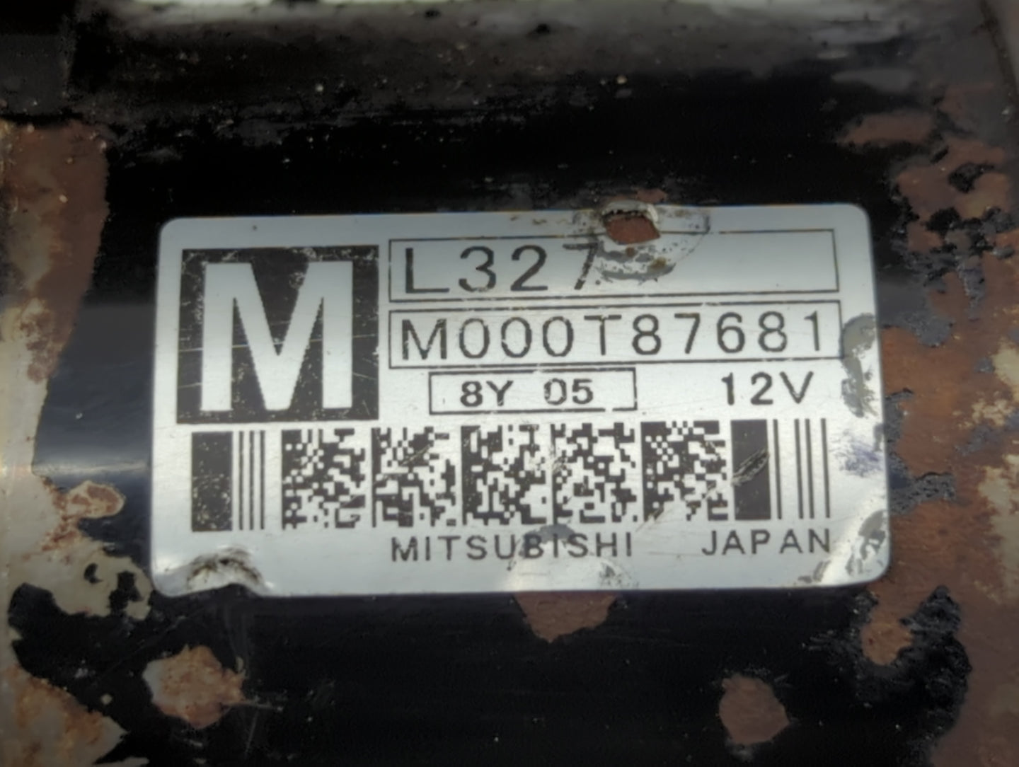 2007-2009 Mazda Cx-7 Car Starter Motor Solenoid OEM P/N:M000T87681 Fits Fits 2004 2005 2006 2007 2008 2009 2010 OEM Used Auto Parts - Oemusedautoparts1.com