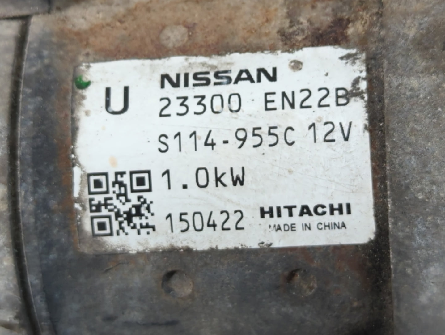 2014-2020 Nissan Nv200 Car Starter Motor Solenoid OEM P/N:S114-955C 23300 EN22B Fits Fits 2013 2014 2015 2016 2017 2018 2019 2020 OEM Used Auto Parts - Oemusedautoparts1.com