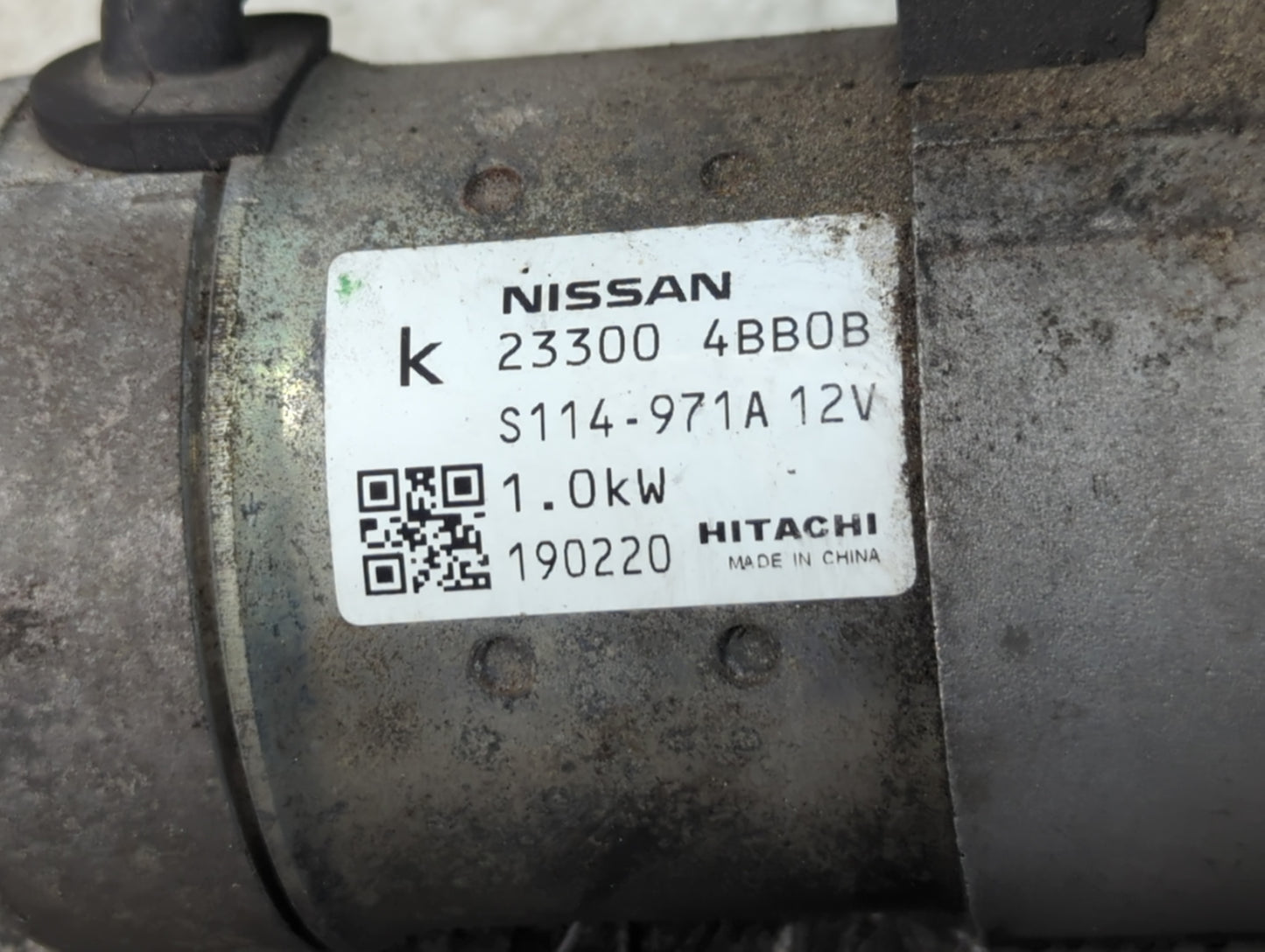 2017-2020 Nissan Rogue Sport Car Starter Motor Solenoid OEM P/N:23300 4BB0B Fits Fits 2017 2018 2019 2020 2021 OEM Used Auto Parts - Oemusedautoparts1.com