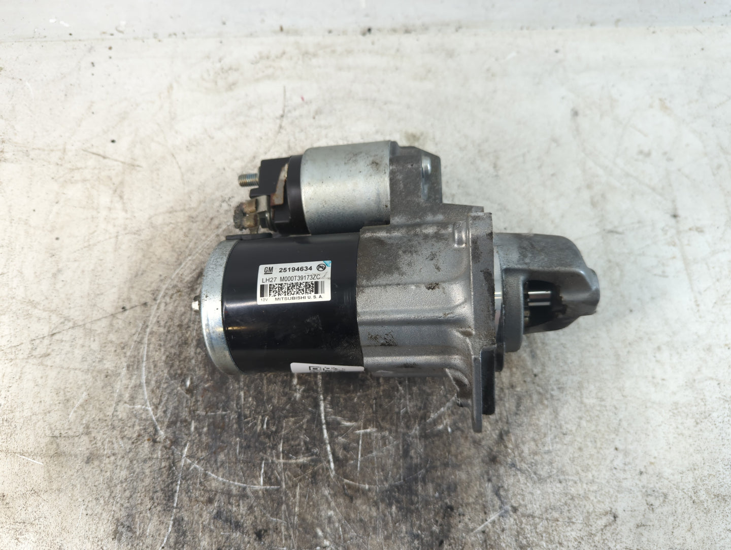2012-2019 Chevrolet Sonic Car Starter Motor Solenoid OEM P/N:M000T39173ZC 25194634 Fits OEM Used Auto Parts - Oemusedautoparts1.com