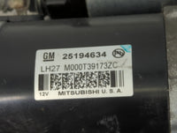 2012-2019 Chevrolet Sonic Car Starter Motor Solenoid OEM P/N:M000T39173ZC 25194634 Fits OEM Used Auto Parts - Oemusedautoparts1.com