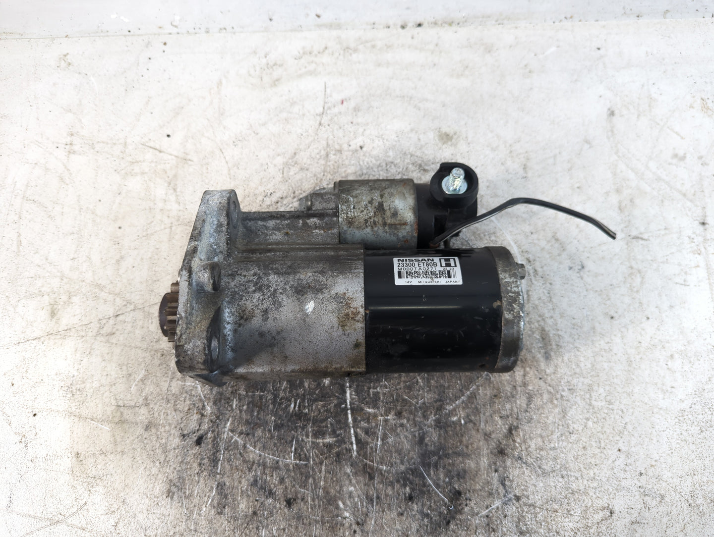 2008-2015 Nissan Rogue Car Starter Motor Solenoid OEM P/N:M000TA0271 23300 ET80B Fits Fits 2008 2009 2010 2011 2012 2013 2014 2015 OEM Used Auto Parts - Oemusedautoparts1.com