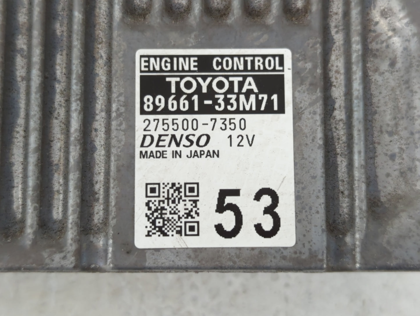 2017-2018 Honda Cr-V PCM Engine Control Computer ECU ECM PCU OEM P/N:275500-7350 89661-33M71 Fits Fits 2017 2018 OEM Used Auto Parts - Oemusedautoparts1.com