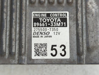 2017-2018 Honda Cr-V PCM Engine Control Computer ECU ECM PCU OEM P/N:275500-7350 89661-33M71 Fits Fits 2017 2018 OEM Used Auto Parts - Oemusedautoparts1.com