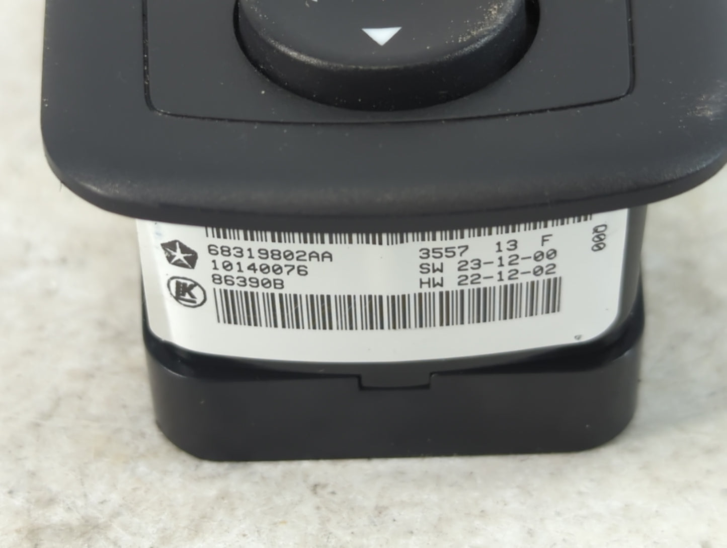 2016-2022 Jeep Grand Cherokee Master Power Window Switch Replacement Driver Side Left P/N:68319802AA Fits OEM Used Auto Parts - Oemusedautoparts1.com